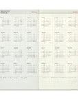 Travelers Notebook - 2025 Kalender, Weekly + Memo regular size