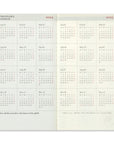 Travelers Notebook - 2024 Calendar, Weekly Vertical regular size