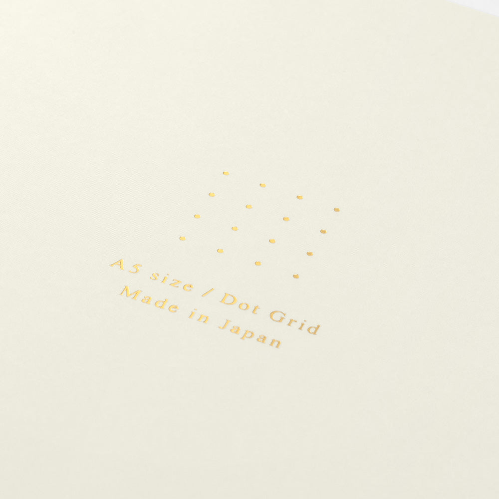 Midori Notebook - Color Dot Grid White