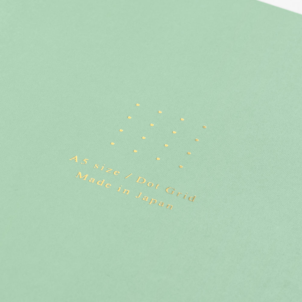 Midori Notebook - Color Dot Grid Green