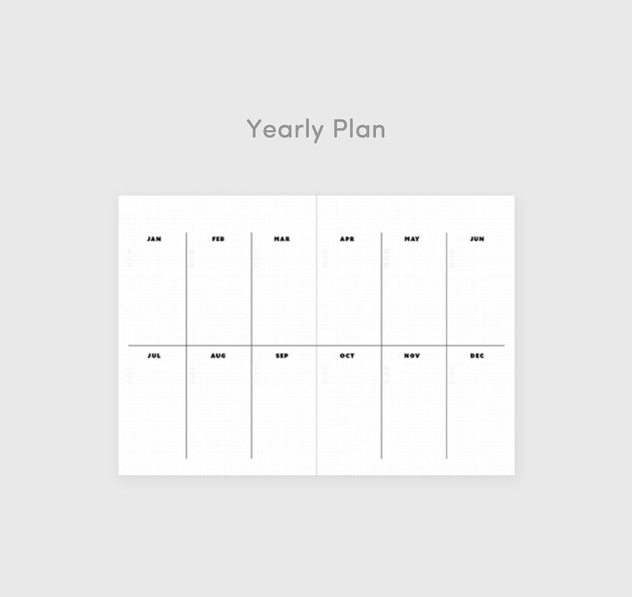 Jstory - Grid Plan Weekly Journal