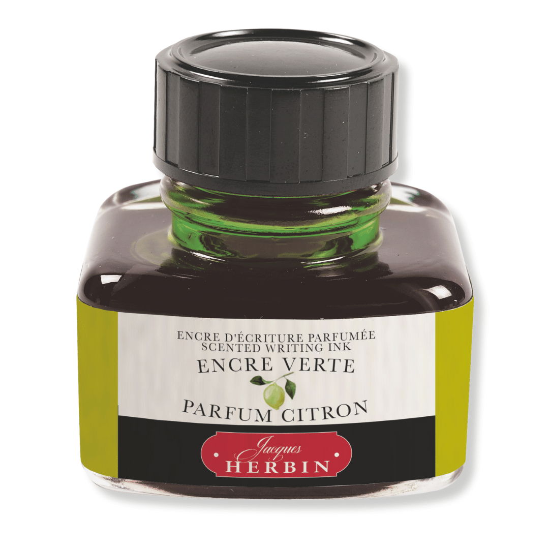 Herbin - Parfümierte Tinte Verte Citron (Zitronengrün), 30 ml