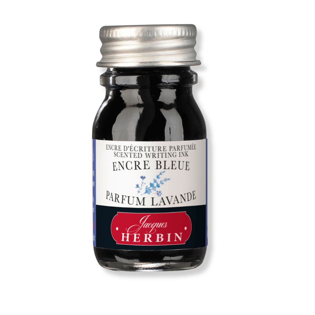 Herbin - Parfümierte Tinte Bleue Lavande (Lavendelblau), 10ml