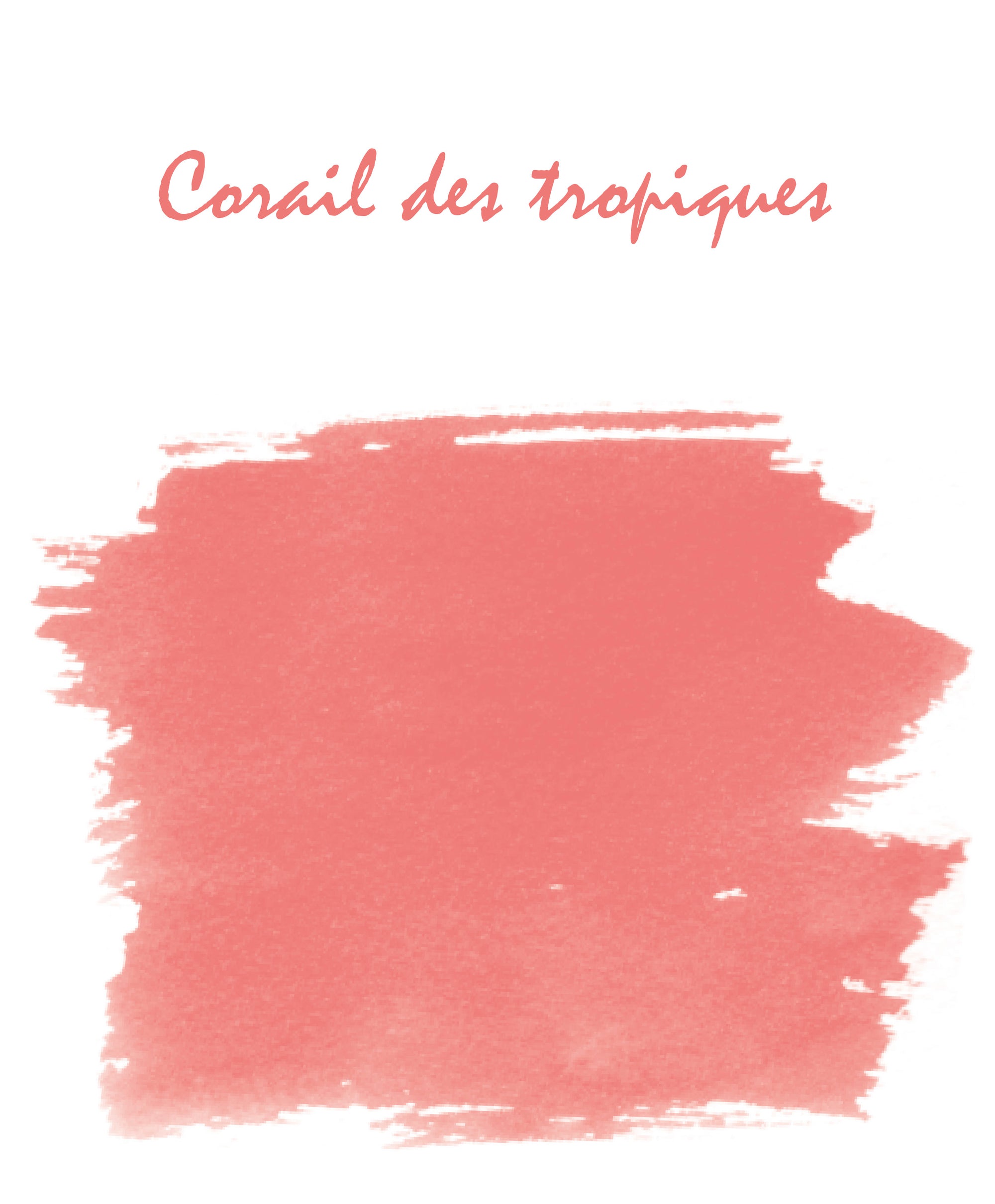 Swatch von Corail des tropiques.